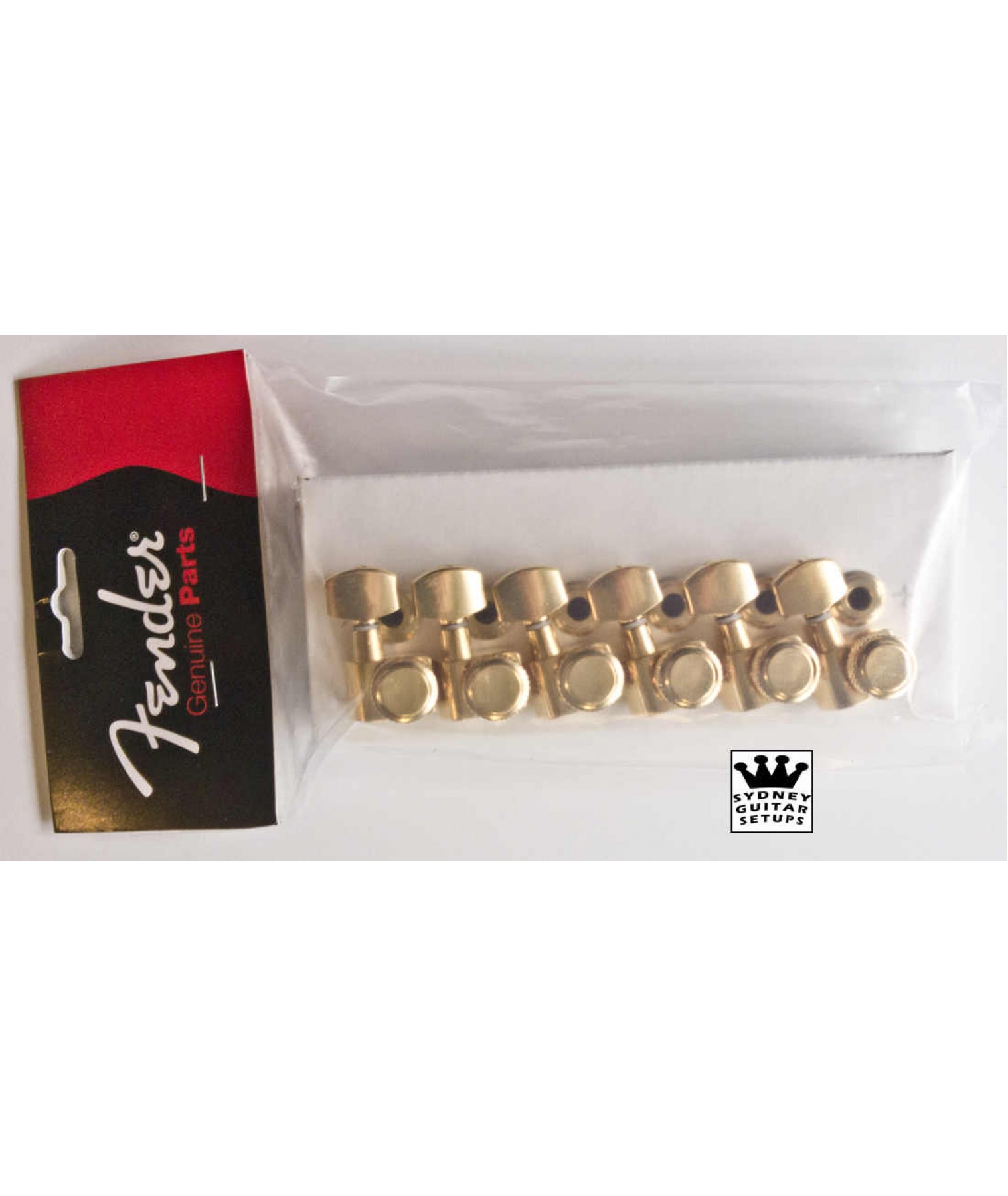 Fender Schaller 0990818200 6 inline gold locking tuners